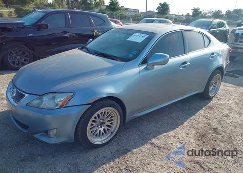 2007 Lexus Is 250 from USA, damaged, VIN JTHCK262375013008